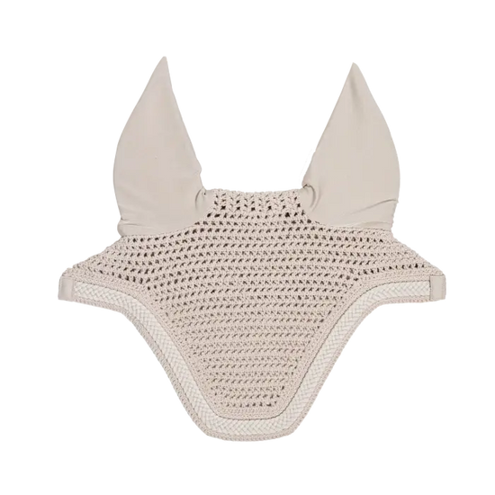 Beige ear bonnet for horses