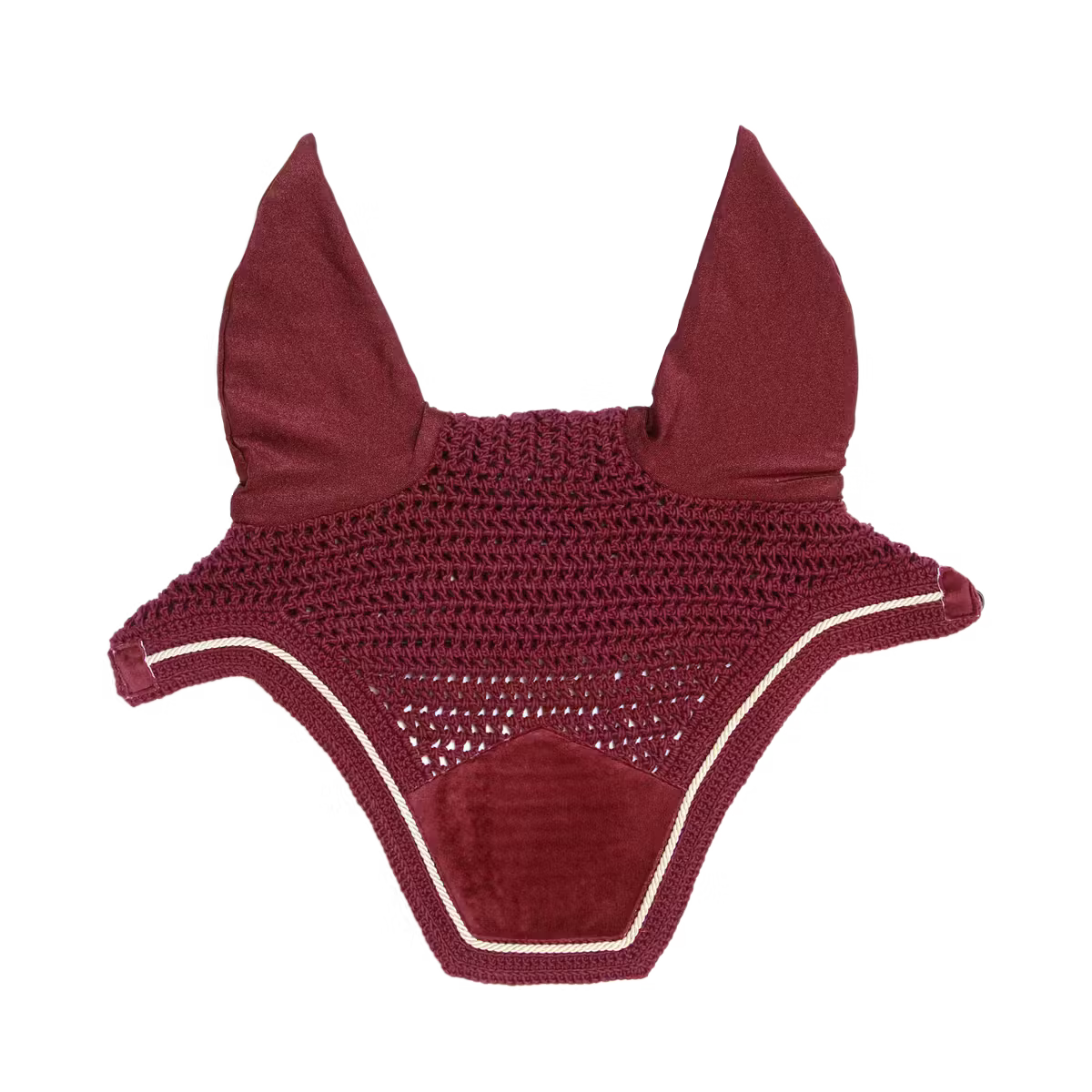 soft velvet soundless fly veil for horses in classic and modern colorways