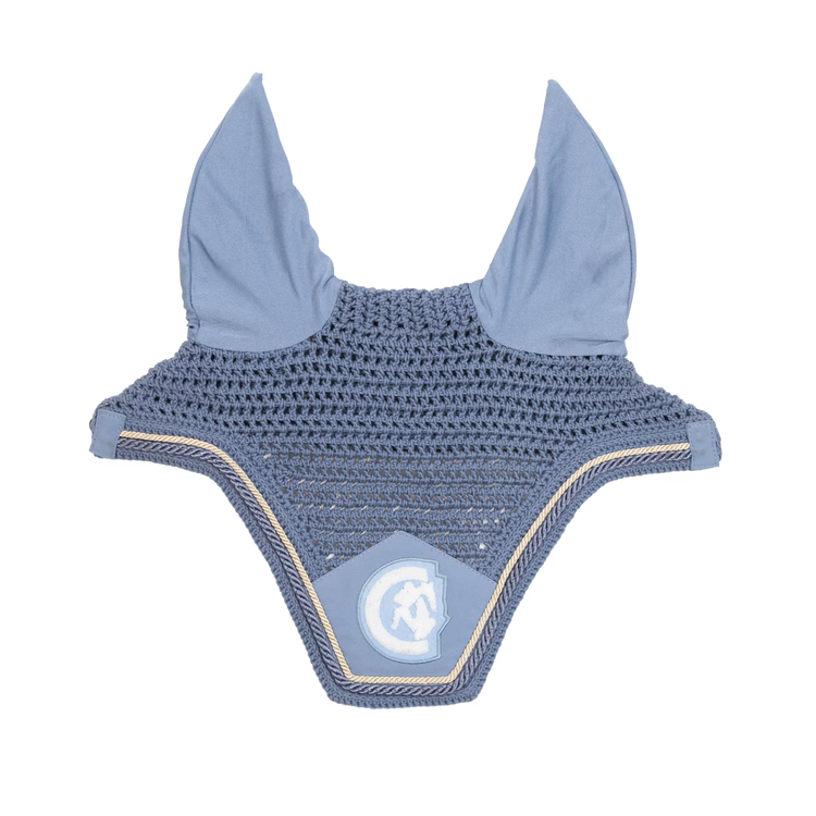 Kentucky fly veil with 3D logo and rope detail