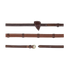 brown rubber reins