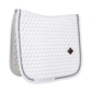 anatomical saddle pad for horses white