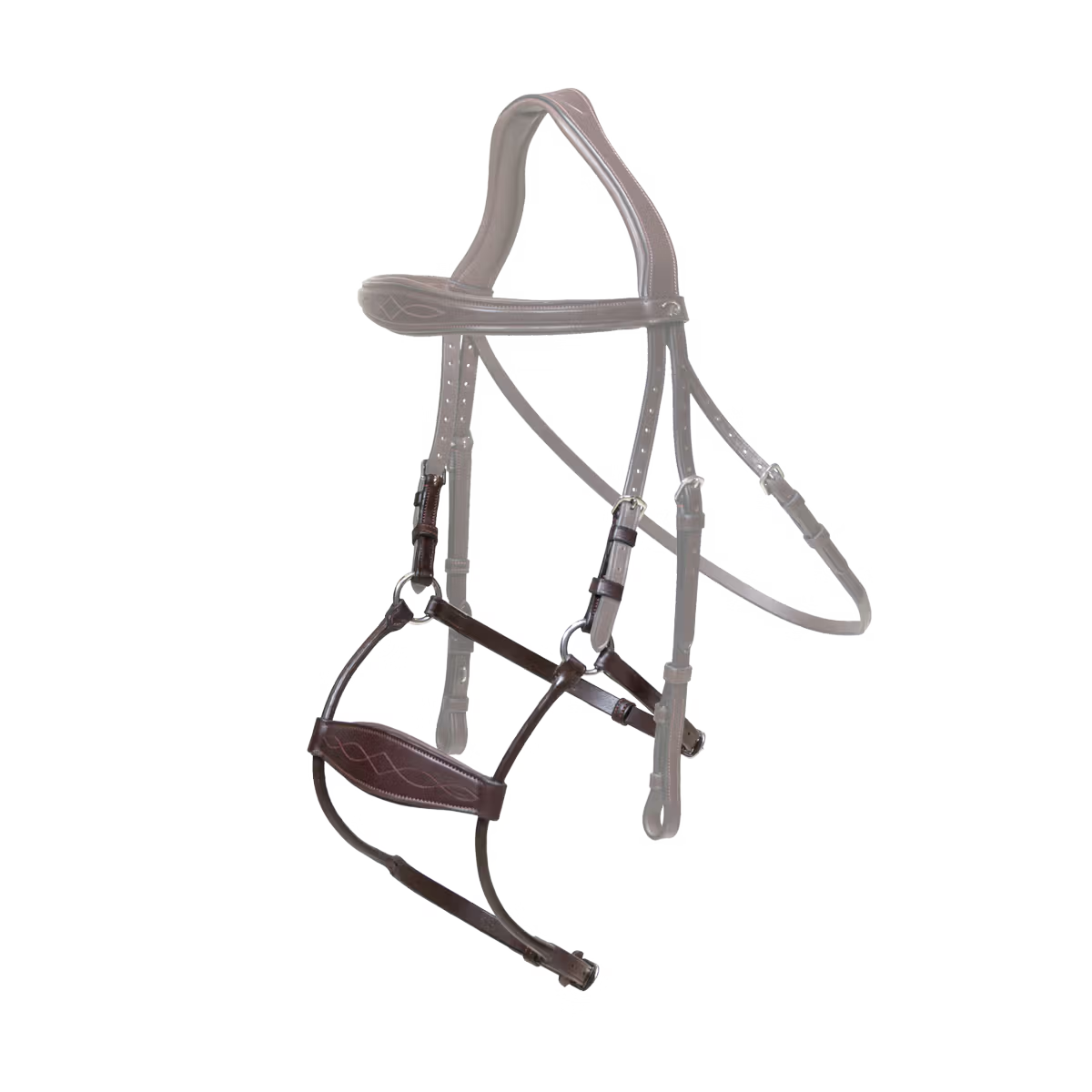 Pressure-free noseband for horses