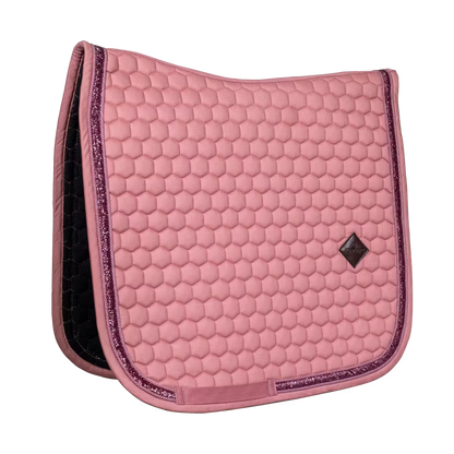 non-slip saddle pad with anatomical shape