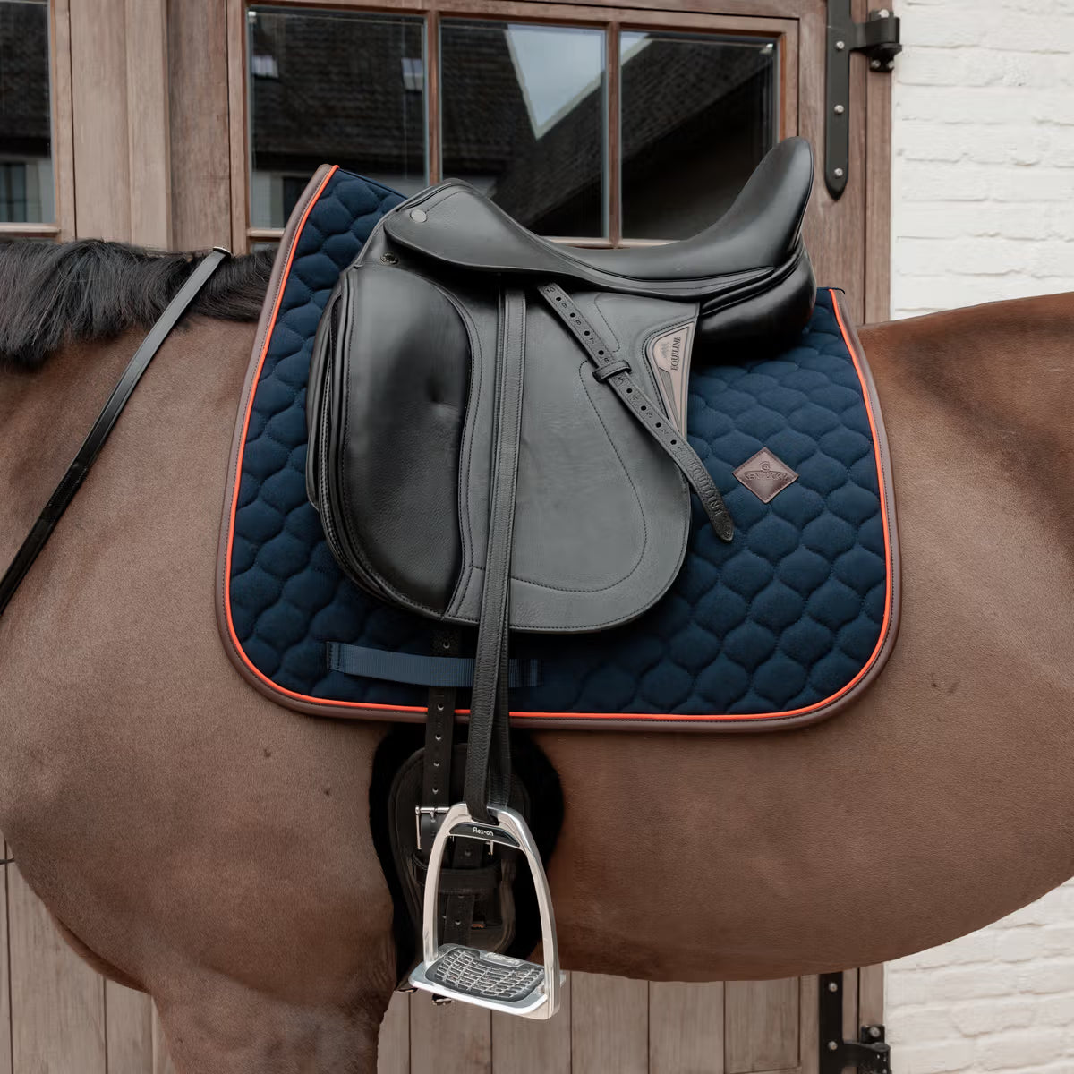 Kentucky dressage saddle pad onion quilting