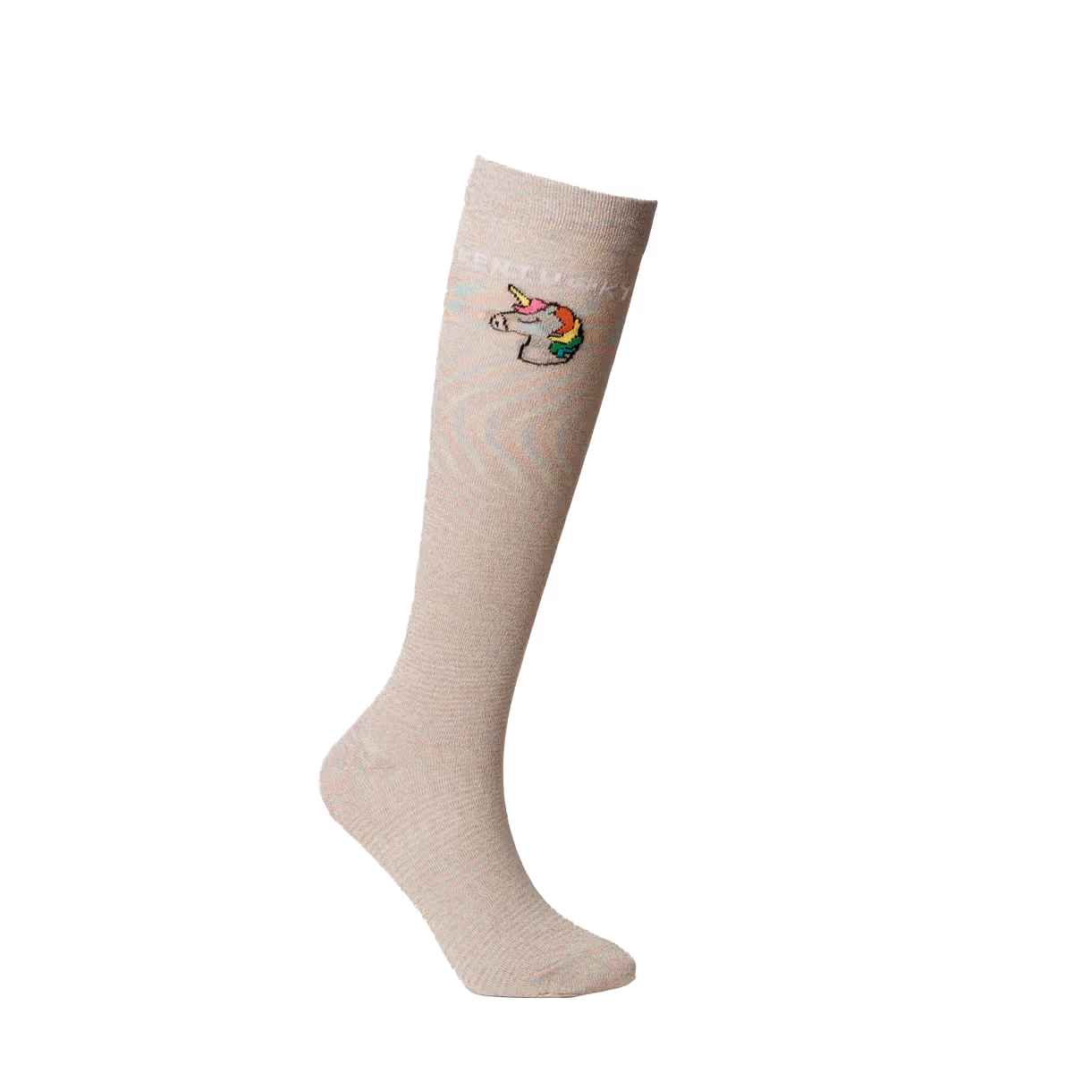 riding socks unicorn white