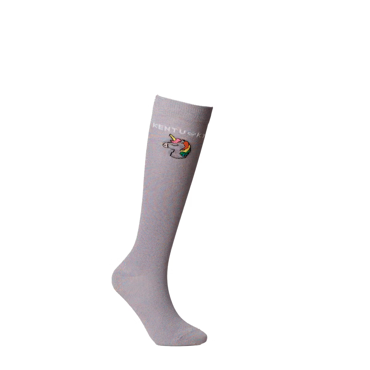 riding socks unicorn purple