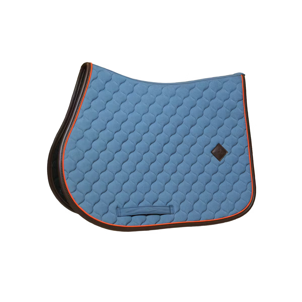 Horse saddle pad with onion quilting pattern