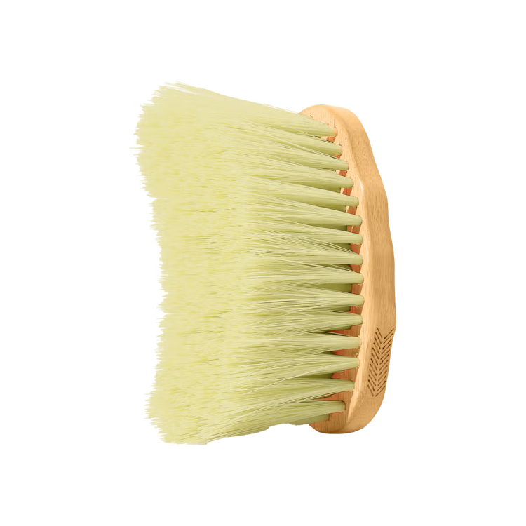 Hand holding Kentucky grooming brush