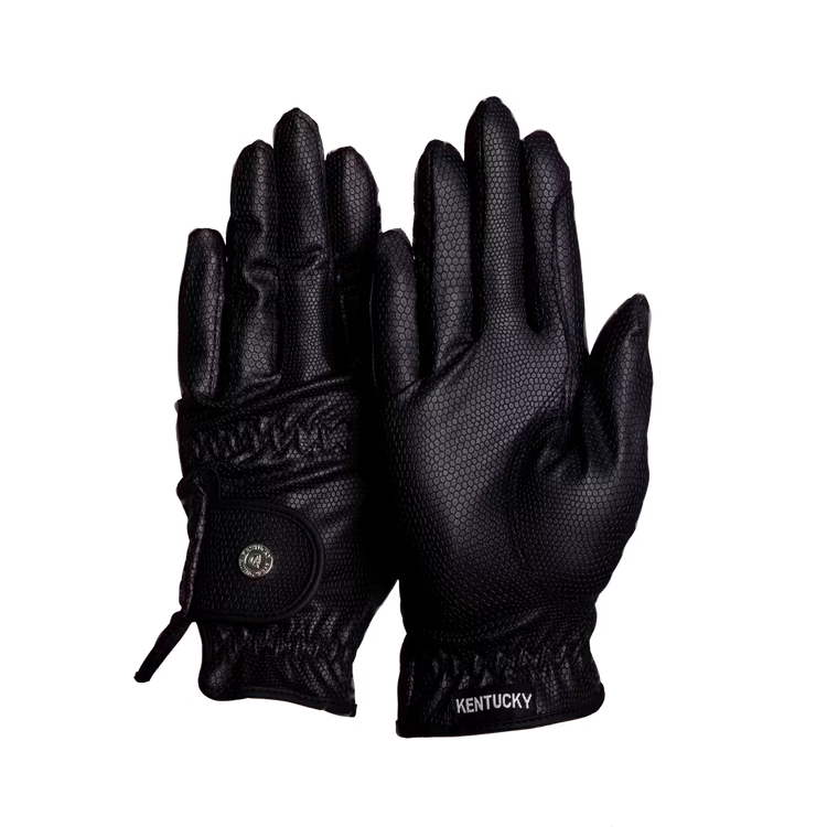 Kentucky Riding Gloves Grip with lizard pattern