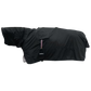 horse raincoat black