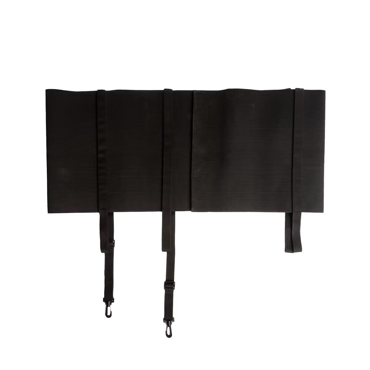 Equestrian belly band with elastic material black