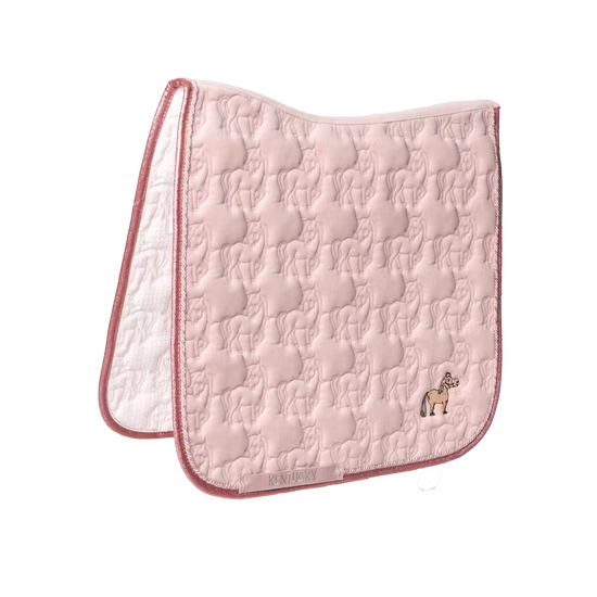 Kentucky unicorn saddle pad glitter binding