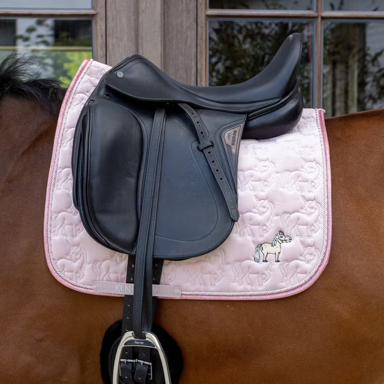 Kentucky Saddle Pad Unicorn Glitter with unicorn quilting rose
