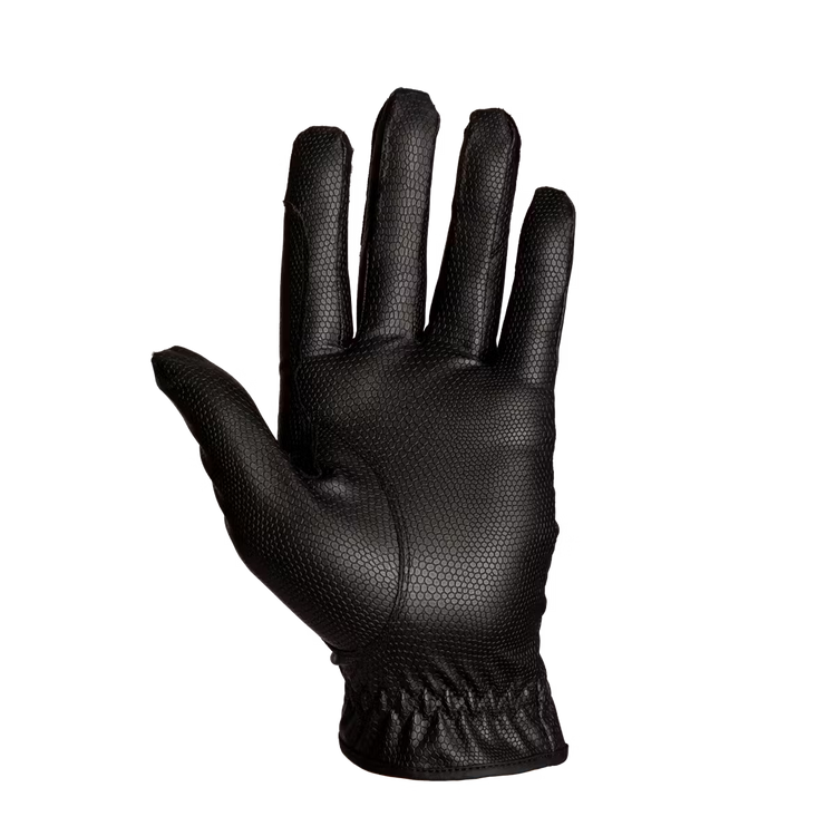 Equestrian gloves with flexible snug fit