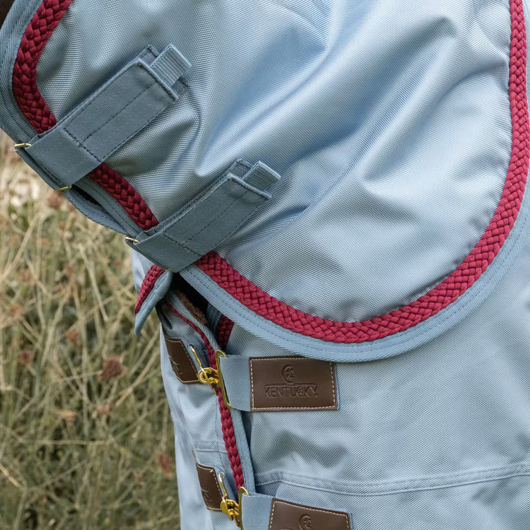 breathable turnout neck protector with soft anti-rub lining