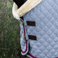 premium horse rug with vegan rabbit skin lining and quilted design