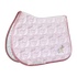 Close-up of unicorn quilting on saddle pad