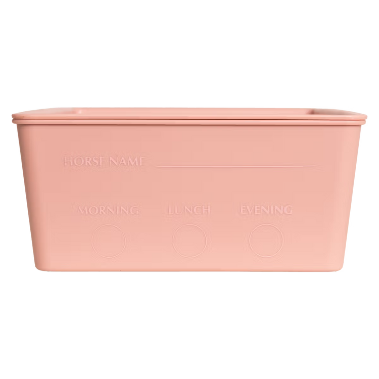 Grooming Deluxe feed container for horses
