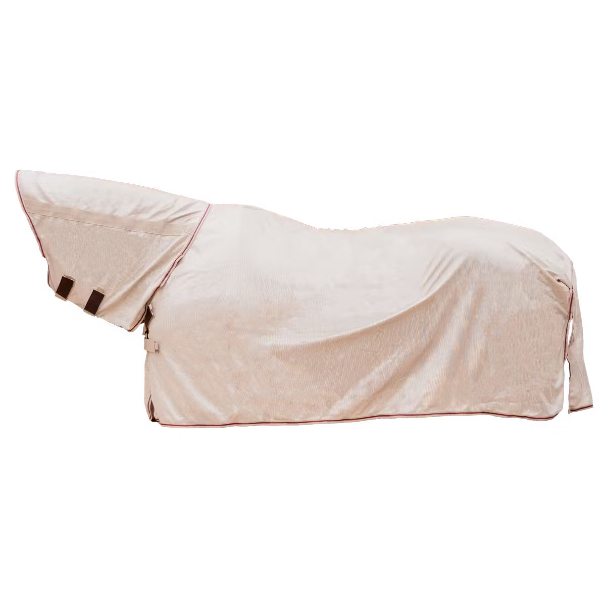Horse fly sheet with detachable neck cover