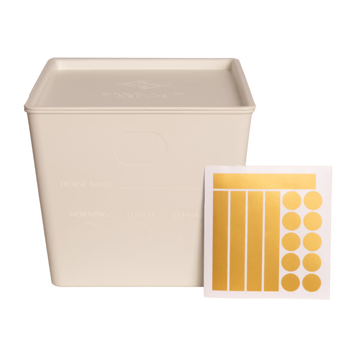 Stable feed container with pest protection