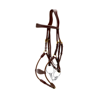 Close-up of elastic hybrid noseband detail