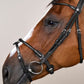 Lightweight horse bridle with clear vision