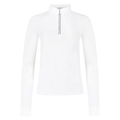 Women’s riding show shirt with white collar white