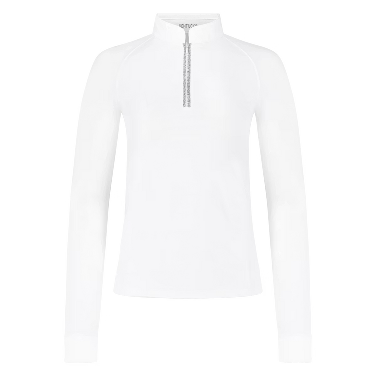 Women’s riding show shirt with white collar white