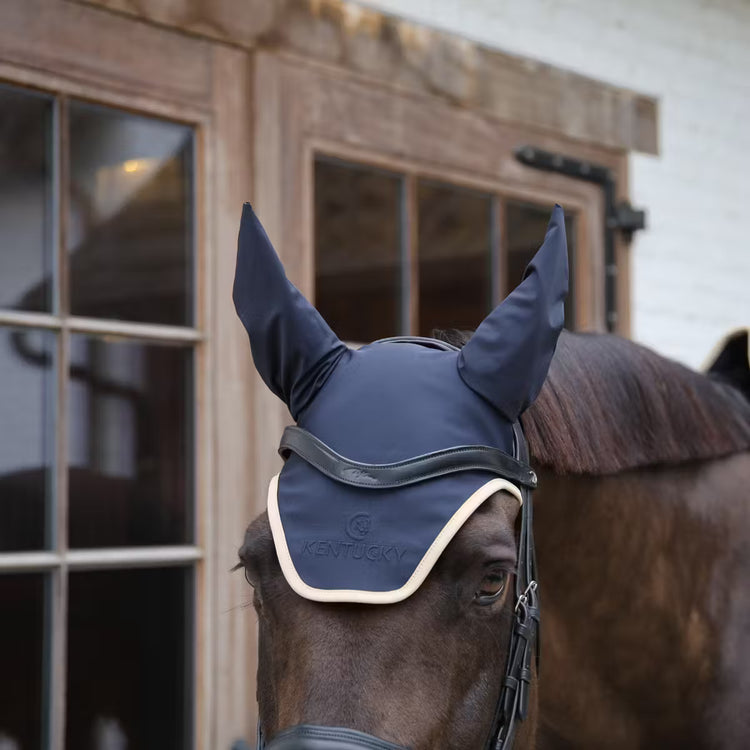 Horse wearing Kentucky fly veil softshell