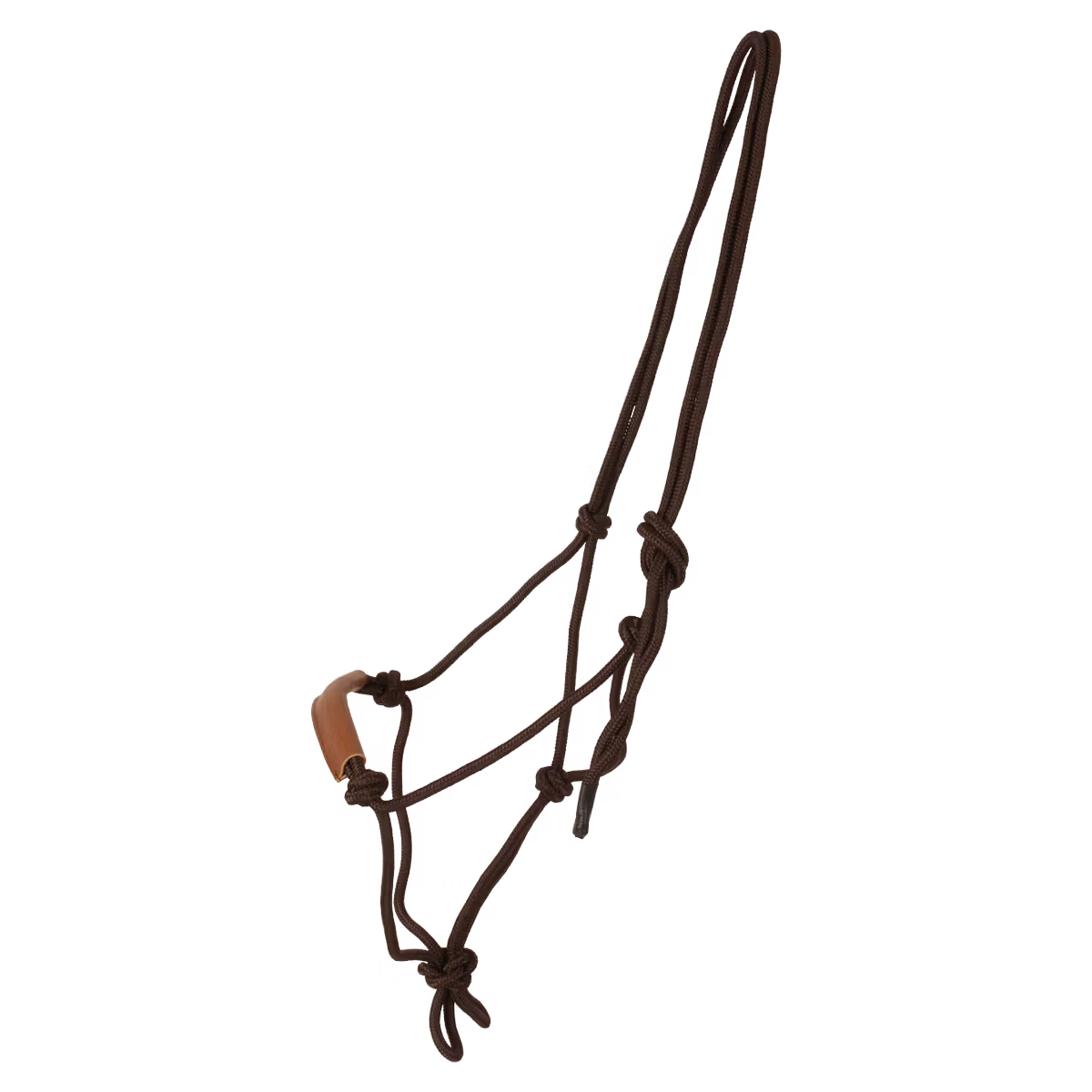 Equestrian rope halter for groundwork