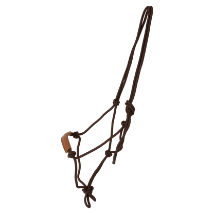 Equestrian rope halter for groundwork
