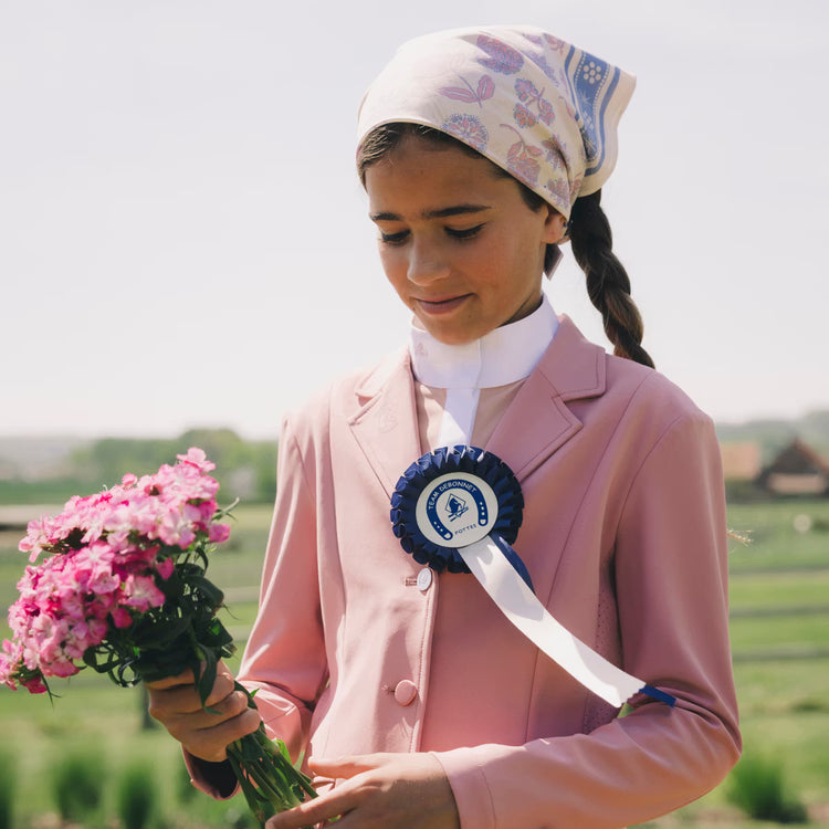 Girls riding show jacket breathable and fitted 