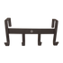 Grooming Deluxe bridle rack metal with four hooks matt