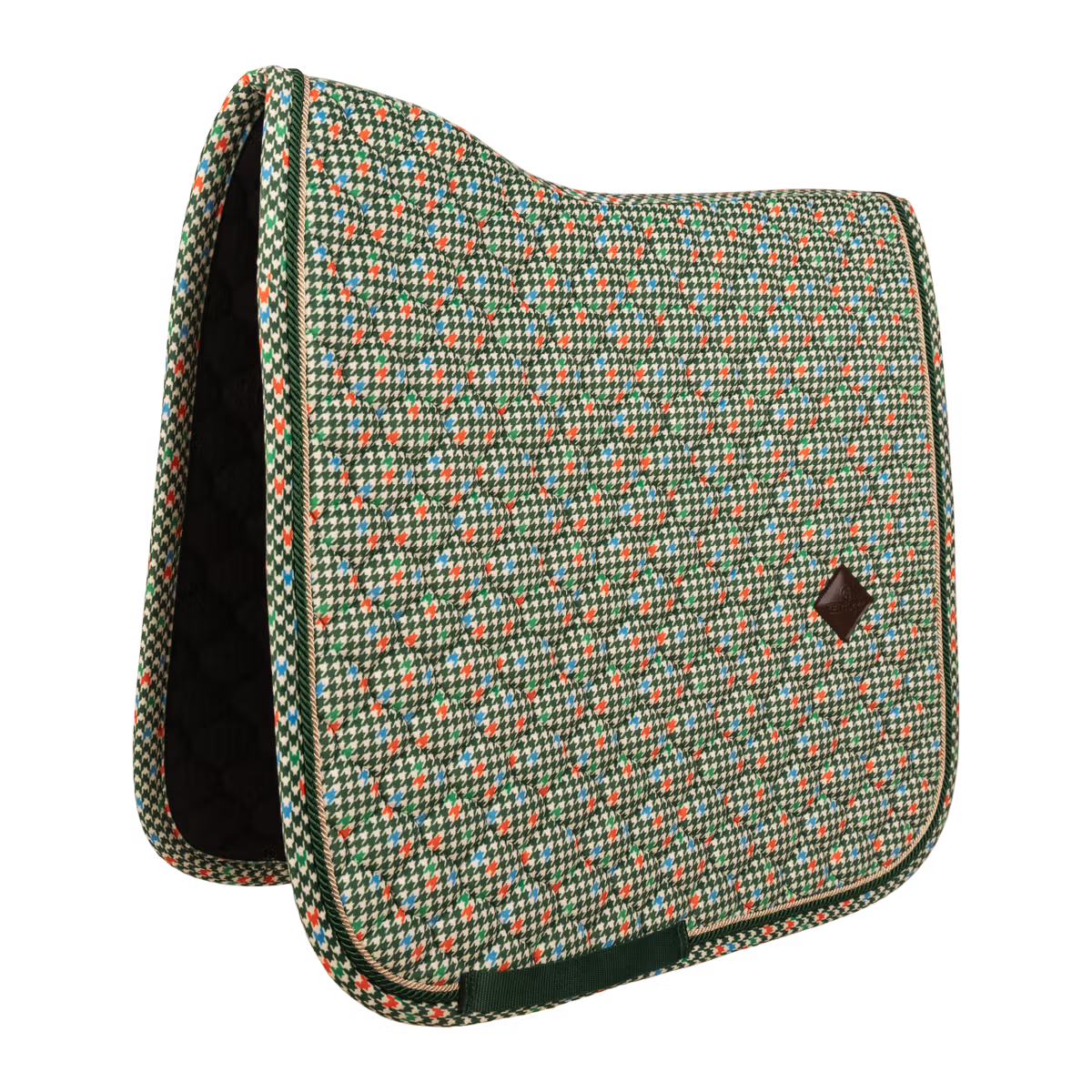 Kentucky dressage saddle pad velvet with twisted piping