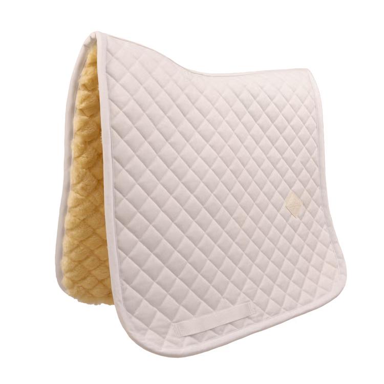 Full artificial sheepskin saddle pad for sensitive horses