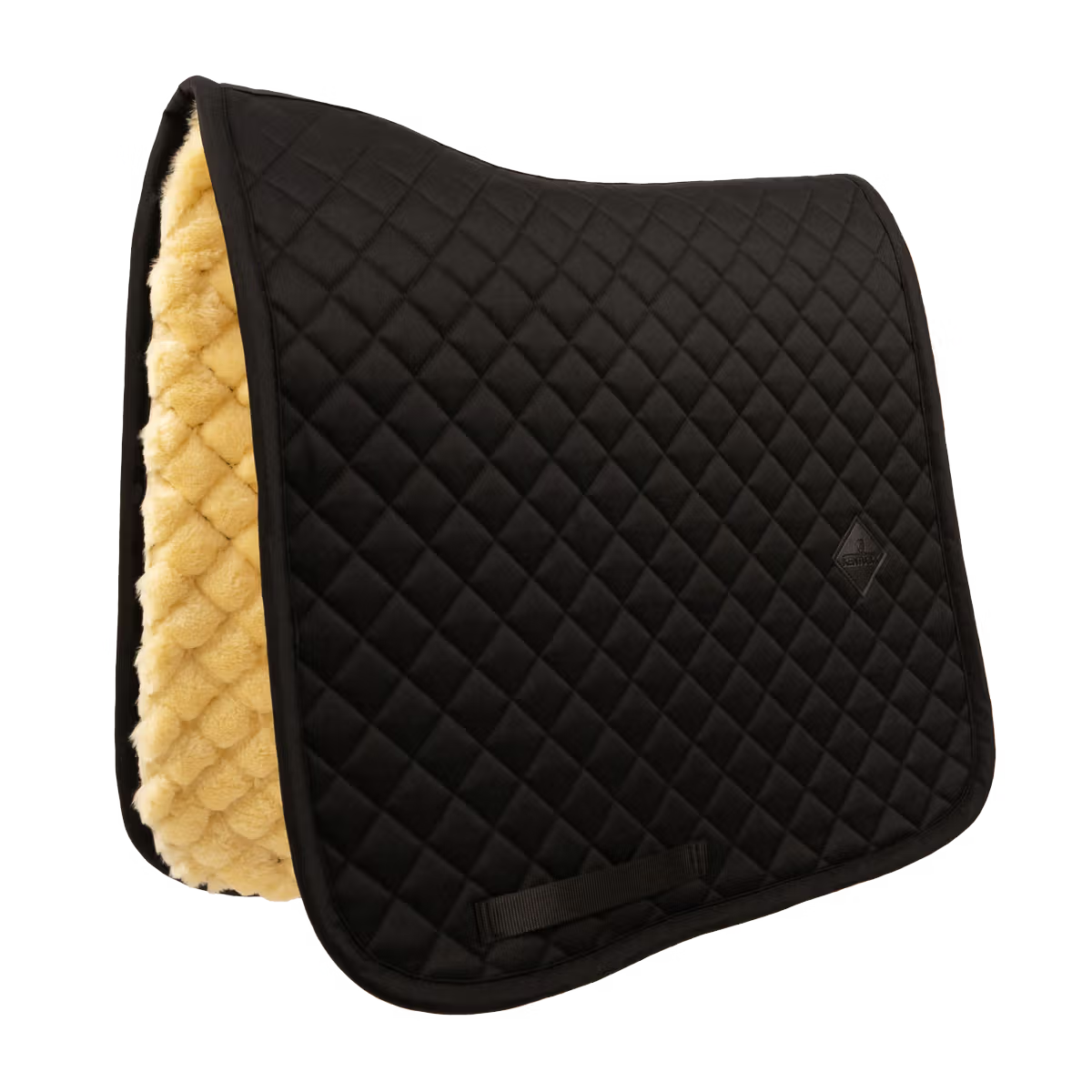 Breathable sweat absorbing saddle pad to prevent heat build up