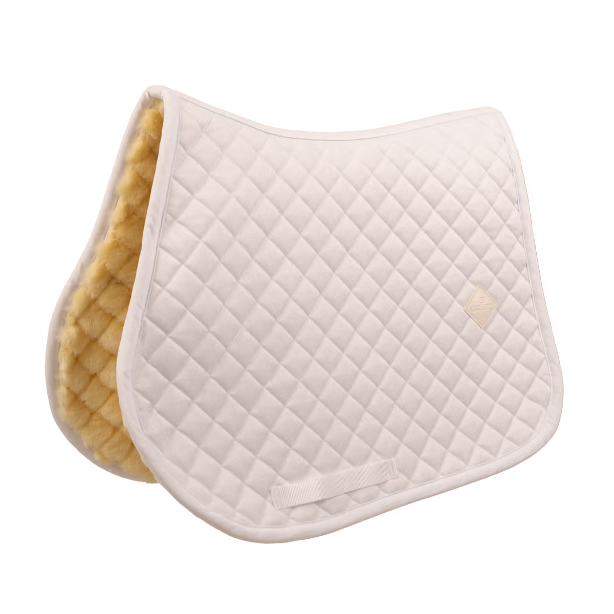 Kentucky Saddle Pad skin friendly design for competition and training white