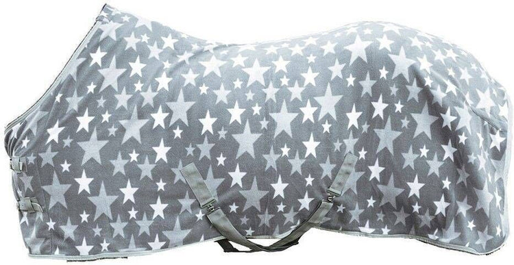 Cooler blanket for horses with star pattern