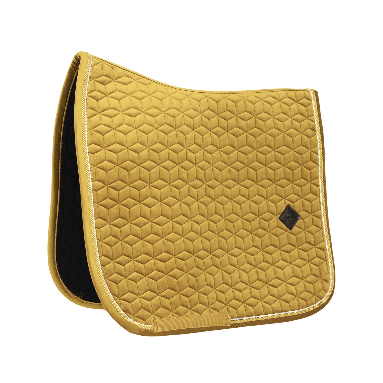 mustard saddle pad