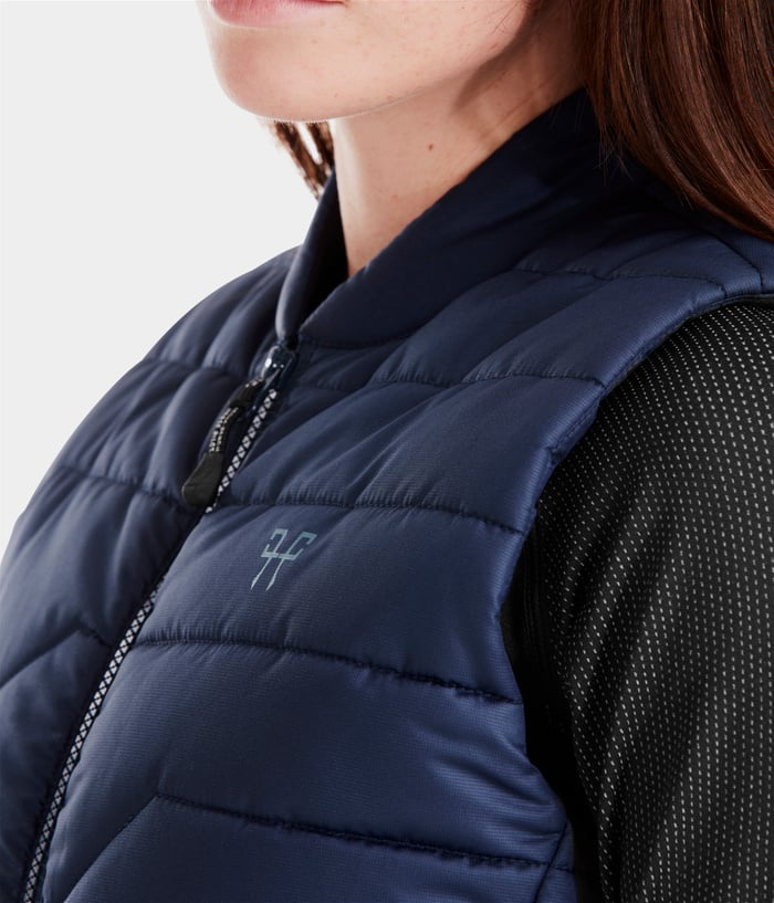 Heated vest for horse riding