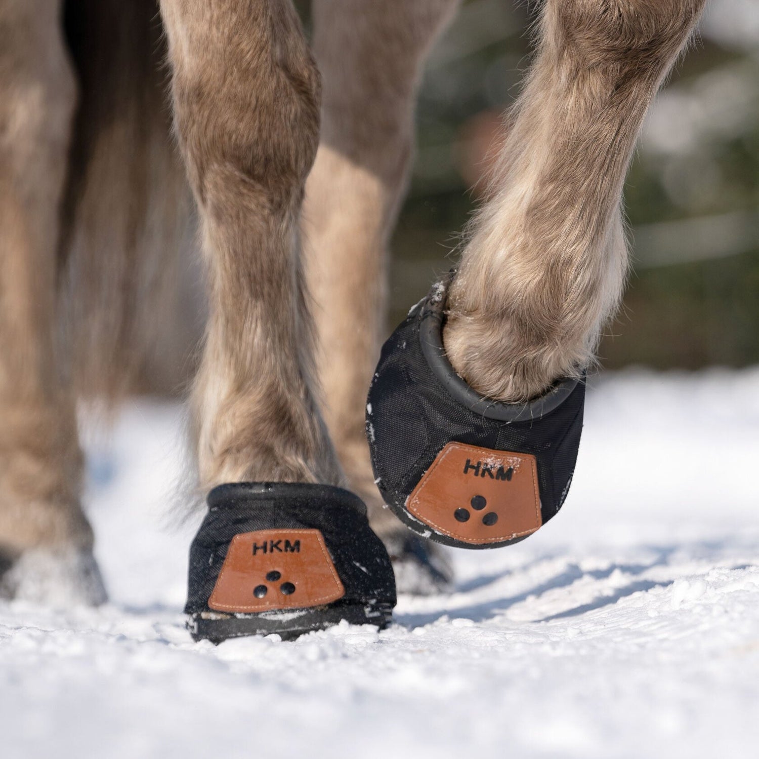 Hoof boots for riding in the snow