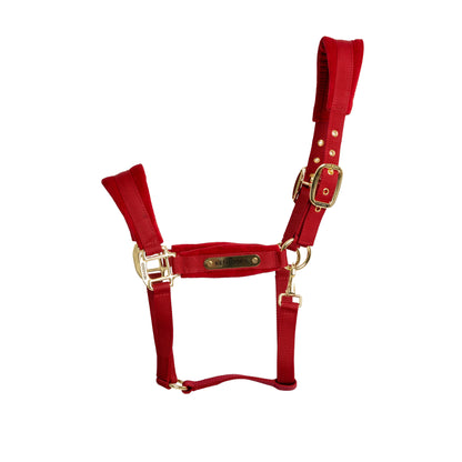 red velvet halter