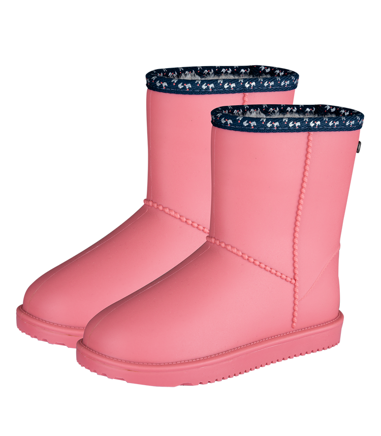 Warm equestrian kids boots for winter