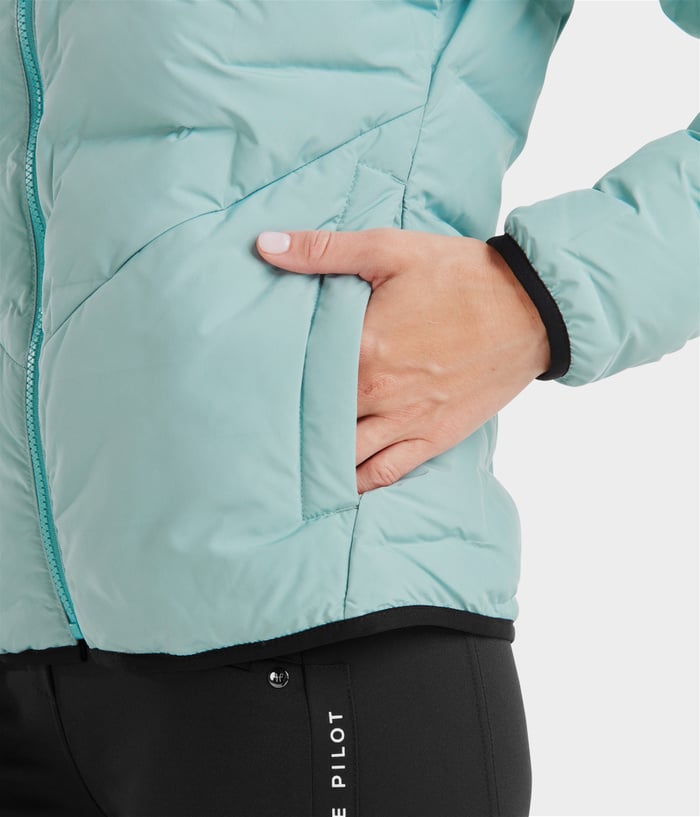 Breathable insulated riding jacket women