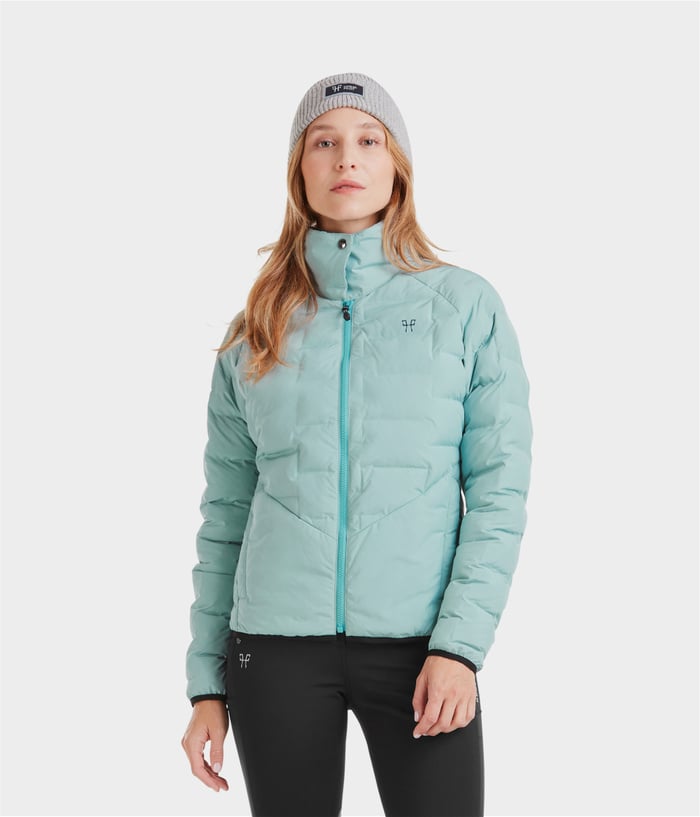 Lightweight women’s water-repellent riding jacket green 