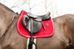 Red saddle cloth for horses