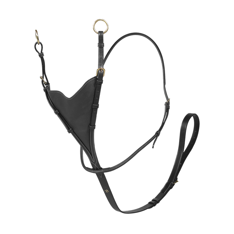 Leather bib martingale