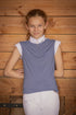 kids equestrian sleeveless show shirt