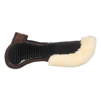 Withers Free Hexagonal Gel Half Pad & Front Riser with Memory & Back Sheepskin Edge