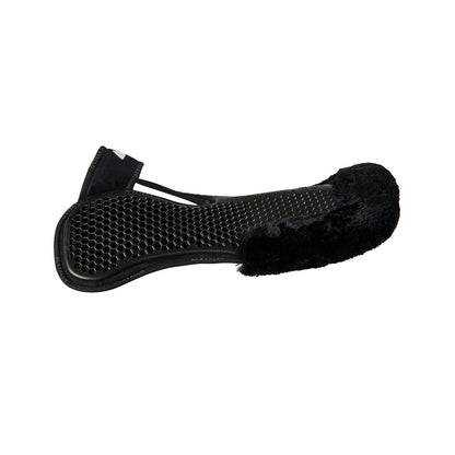 Withers Free Hexagonal Gel Half Pad & Front Riser with Memory & Back Sheepskin Edge